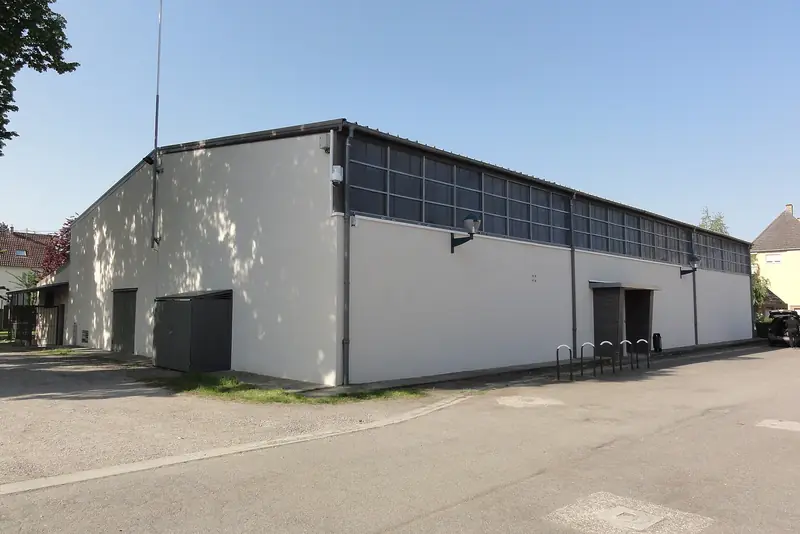 La salle des sports Saint-Jean, à côté de la gare de Geispolsheim, dans le Bas-Rhin.